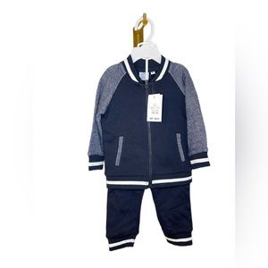NWT Bear Camp- Navy Blue- Jacket & Pants Baby Boy/girl 18M
